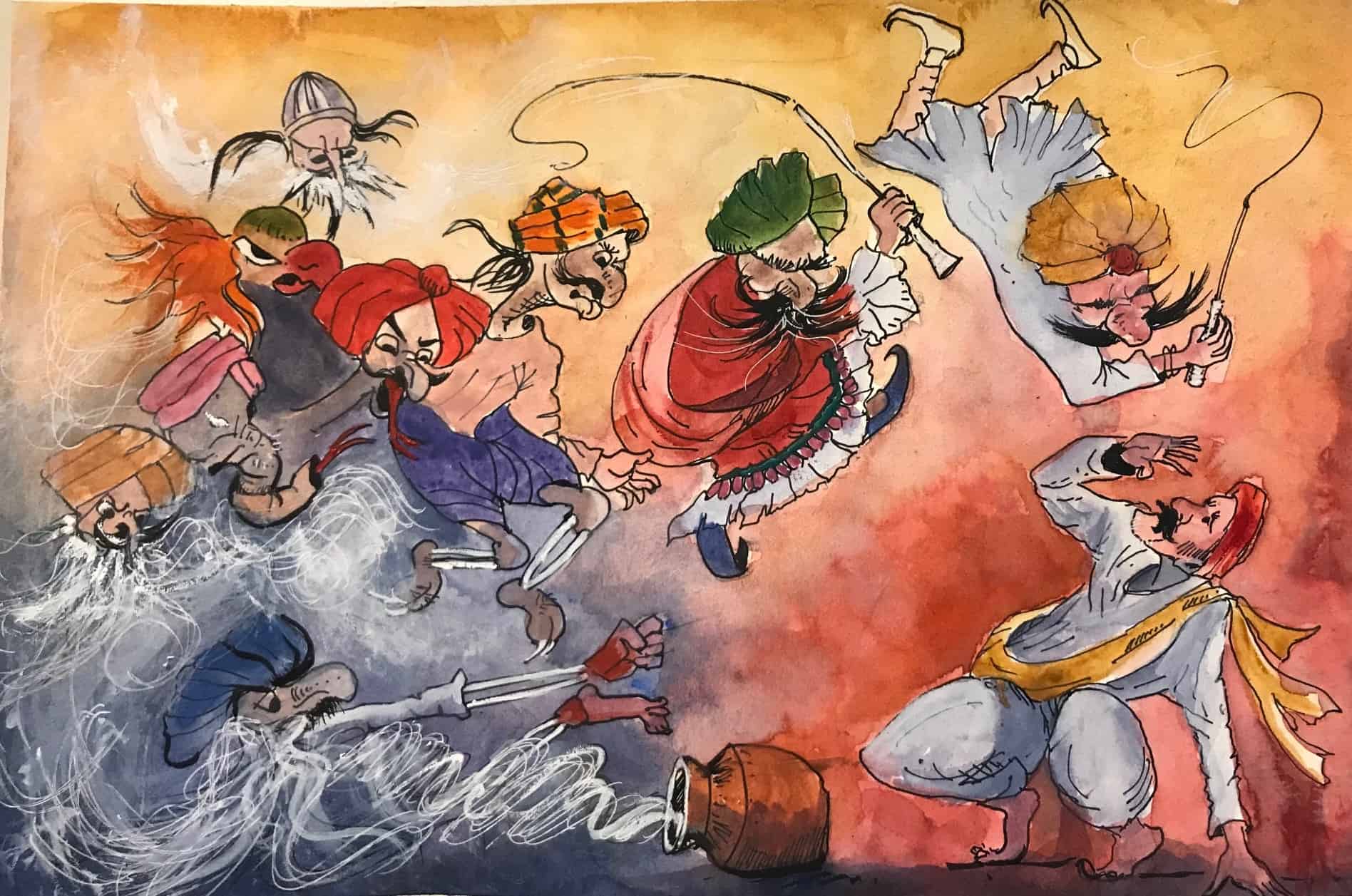 A Paper Tale Comparing Hot Pressed vs Cold Press for Watercolor Mastery Tonal Drawing